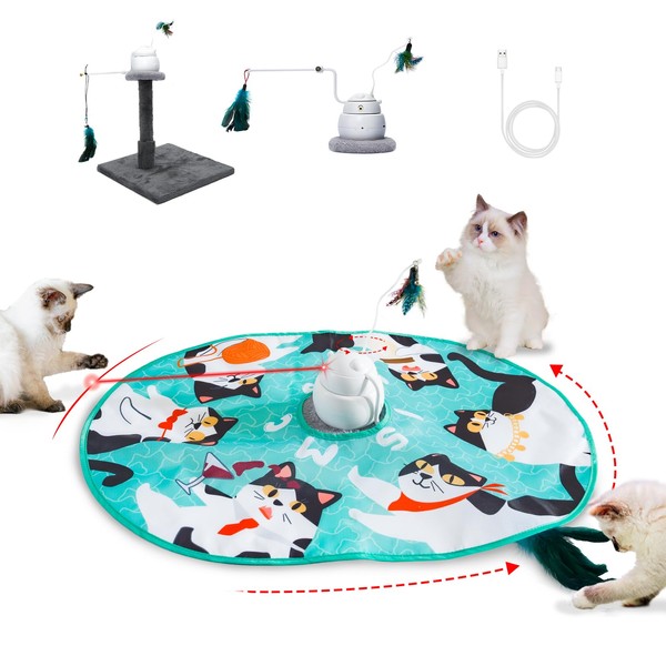 CATISM Cat Toys, Interactive Cat Toys for Indoor Cats, Automatic