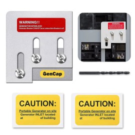 GenCap Generator Interlock Kit Compatible With Square D Qo Homeline 150 200 Amp Panels
