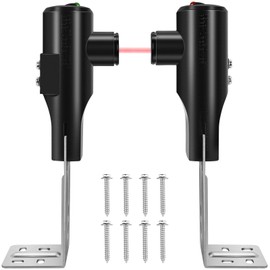 Zhenx GSTB-R STB-BL Safety Sensors, Replacement for Genie Garage Door sensors, Compatible with Genie Garage Door openers Made After 1993, Item Includes Two Sensors (Receiving&Sending), black