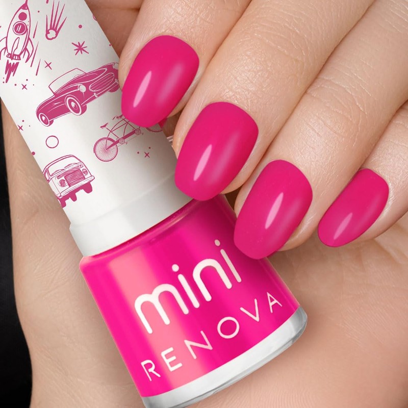 Esmaltes de uñas Renova Mini Duo Kelly y Brillo cada