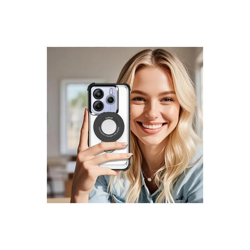 Funda Para Redmi Note 14 4g Anti-caída Con Soporte De