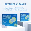 36 Tabletas limpiadoras de retenedores, tableta limpiadora de dentaduras para