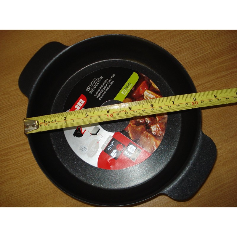 Ibili Indubasic Serving Dish, 20 cm, Aluminium, Non-Stick, Suitable for Induction