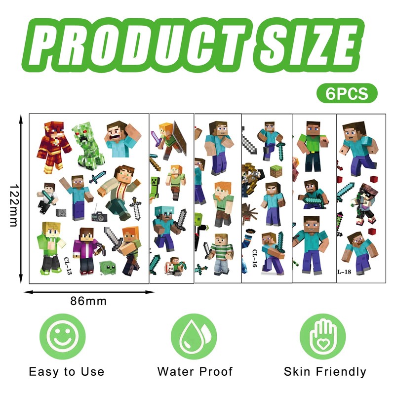 Children's Tattoos for Children's Birthday Party Decoration