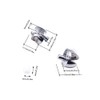 Glass Shelf Support, 16PCS Solid Glass Clamp Glass Hinge Glass