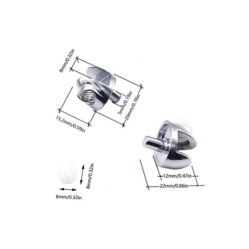 Glass Shelf Support, 16PCS Solid Glass Clamp Glass Hinge Glass