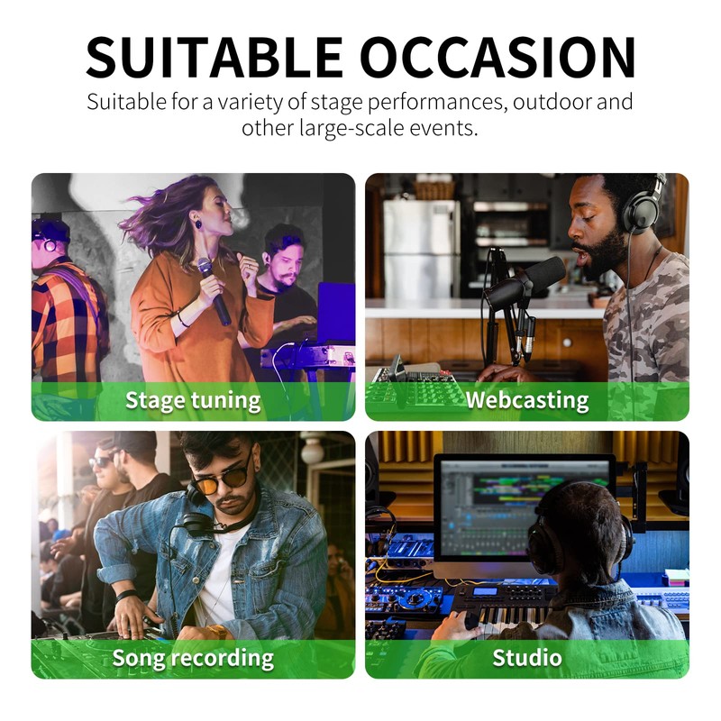 XTUGA 60CT 6 Channel Mixer for PC Recording Sound Controller