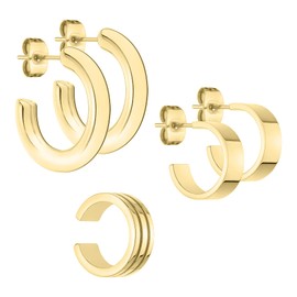 Liebeskind Berlin Earrings, Stainless Steel, No Gemstone