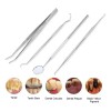 Herramienta Limpieza Dental Acero Quita Sarro 9 Piezas Kit