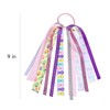 Easter Ponytail Hair Tie Streamer for Girls Cute Bunny Peep