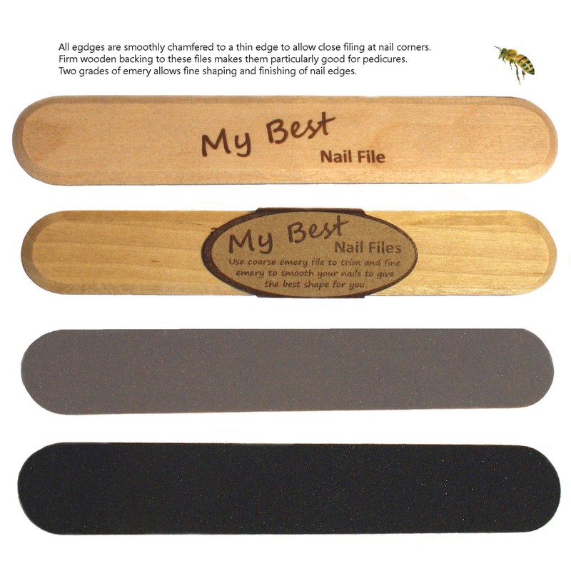 Nail File-MY BEST Manicure Pedicure Nail Files Fingers and Toes