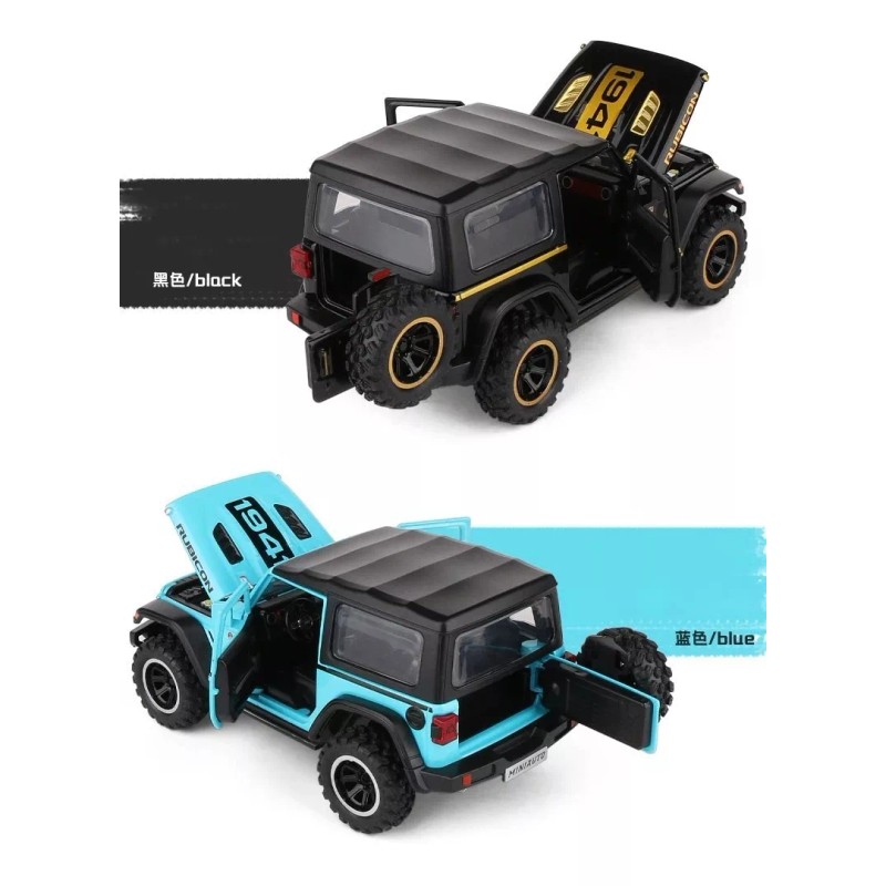 Jeep Rubicon A Escala Con Luces 1:32 Edición 1941 Wrangler