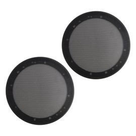 YGDMD 2PCS Car 6.5 Speaker Grill,Car Subwoofer 6.5 Speaker Cover with Honeycomb Hole Grid Design,Dust Resistant Cars Speakers Grill Cover for Speakers Collision Damage Protection