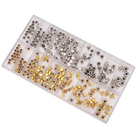 Watch Repair Tools, Watch Crown Spare Parts, Water-Proof Assorted Watch Crown Parts Replacement Accessories Watch Repairing Tool, Kit Watch Crown Spare Parts Silver Bronze Assorted