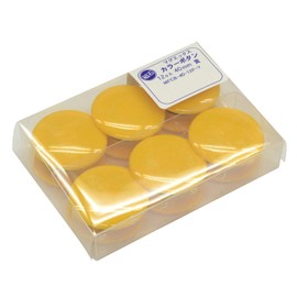 Mag(マグエックス) 掲示・メモ留め用 マグネットカラーボタン 徳用 Φ40mm 黄 12個入 MFCB-40-12P-Y