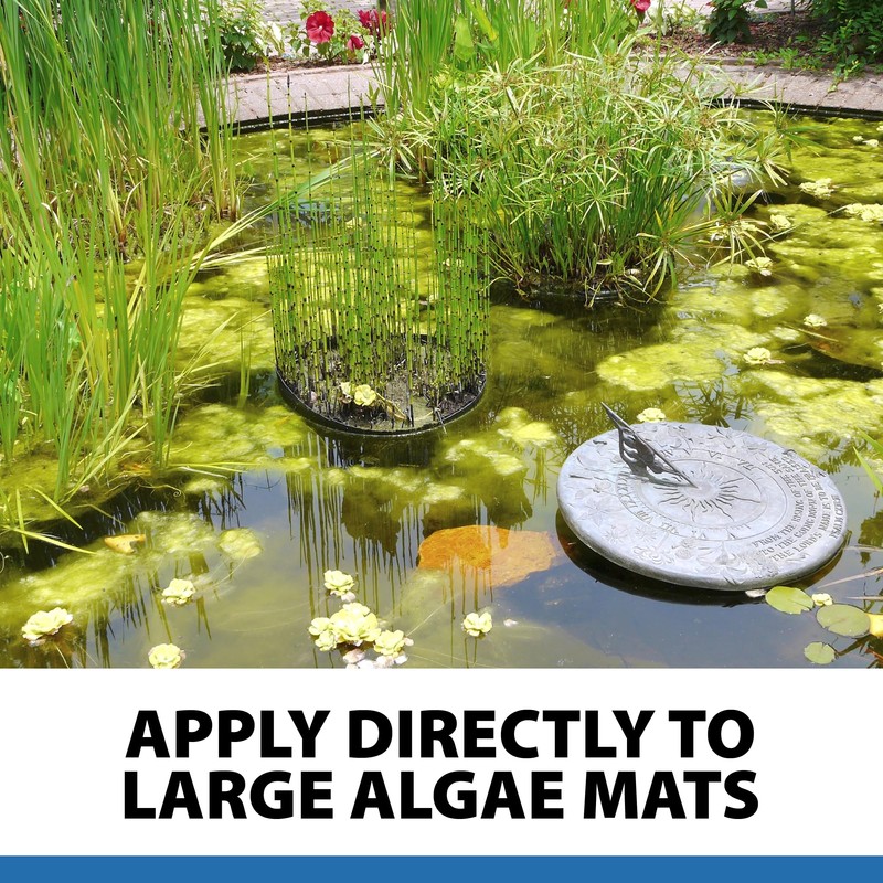 CrystalClear AlgaeOff Pond & Water Garden Scum Cleaner, Waterfall &