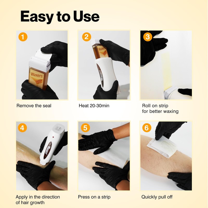Roll on Wax Kit for Hair Removal at Home Roller