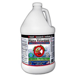 Fire Retardant Spray (Class A for Wood, Thatch and More) Eco-Safe, Non Toxic, ASTM E84, 1 Gallon Jug DRI-ONE