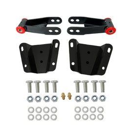 munirater 4 Rear Drop Lowering Hanger Shackle Kit Replacement for F-100 1965-1972