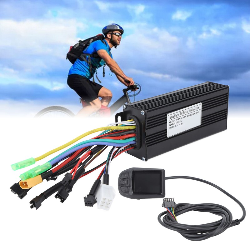 Electric Bicycle Conversion Kit Electric Bike Controller LCD Display 30A