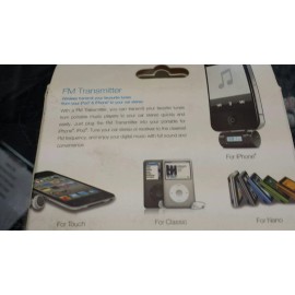 LUMSING  NEW Car FM WIRELESS RADIO Transmitter WITH Adapter Charger LOOK @PICS READ AD