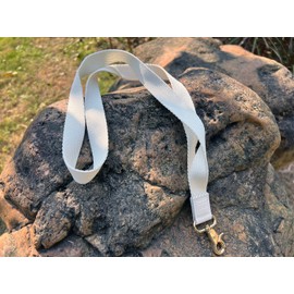 DQL Milky White Neck lanyard for keys, neck keychain lanyard for women long key chain strap