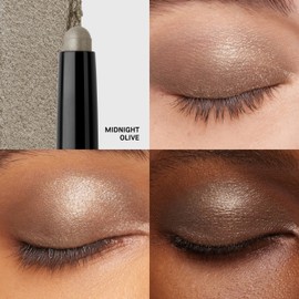 Bobbi Brown Long-Wear Cream Shadow Stick | 24-Hour Eyeshadow Stick | High-Pigment, Buildable Shades with Three Finishes, 0.05 Ounce, Midnight Olive​