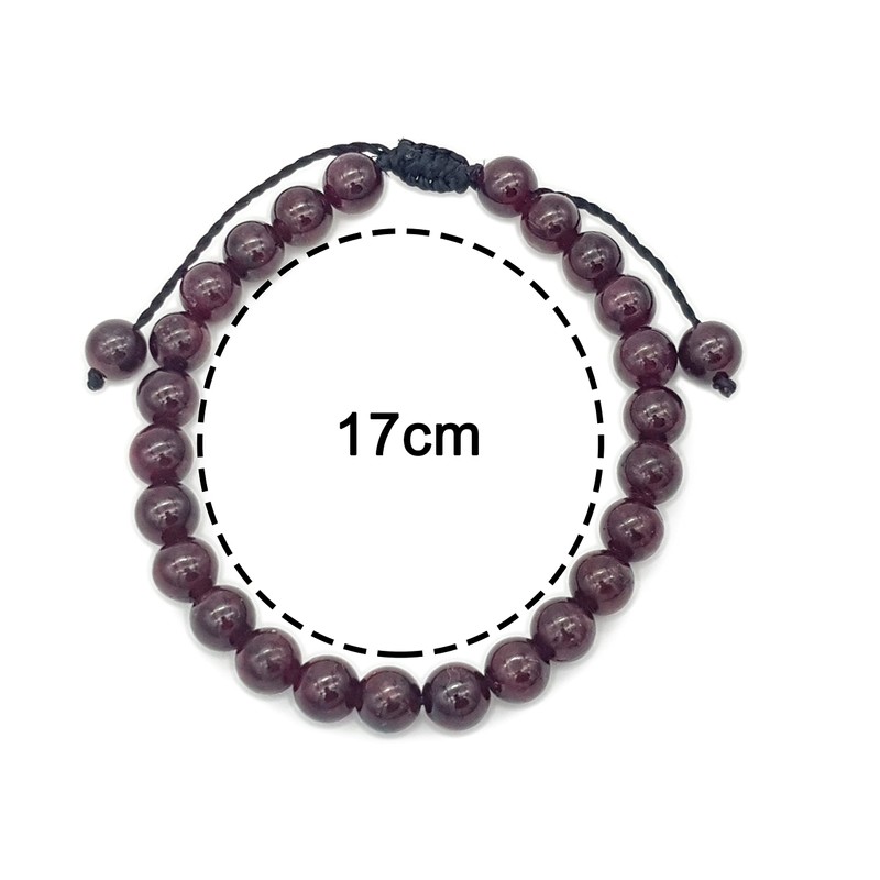 Pulsera de Granate 100% Natural | Impulso y dejar atrás