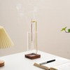 Ceremony Incense Holder，2 Pack Wood Incense Holder for Sticks with