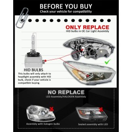 SHENKENUO D3S 35W 4500K 66340 66340HBI OEM x Spare Part HID OEM Bulb Xenon White