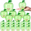 Mimorou 24 Pack Back to School Gifts Plastic Apple Containers,Classic,Green
