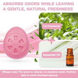 Air Jungles Shoe Deodorizer Balls 12 Ct, Honey Peach Scent, Odor Remover Balls for Sneakers, Gym Bags, Lockers, Closets, Hampers, and Drawers, Essential Oil Provides Natural Freshness