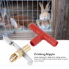 20Pcs Rabbit Drinking Nipple, Automatic Bunny Water Nippler Watering System,