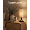 EZVALO Cordless Table Lamp with Timer, Small Dimmable Ambient Light