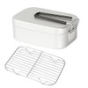 Camping Cookware Mess Kit Bento Lunchbox Fast-Heating Metal Camping Bowl