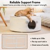 Zoratoo Cat Bed for Indoor Cats, Fluffy Cat Cave Large