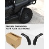 SAUTVS Extended Rear Fender Flares Compatible with Honda Pioneer 700-4