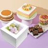 GylSun 5 sets Cake Boxes 10x10x8 inches with Boards Bakery