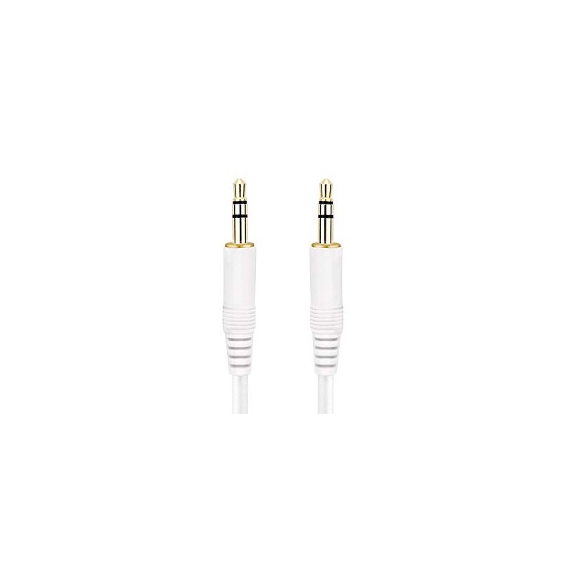adaptare 10024 Audiokabel 3,5mm Klinkenstecker auf 3,5mm Klinkenstecker, vergoldete Kontakte,