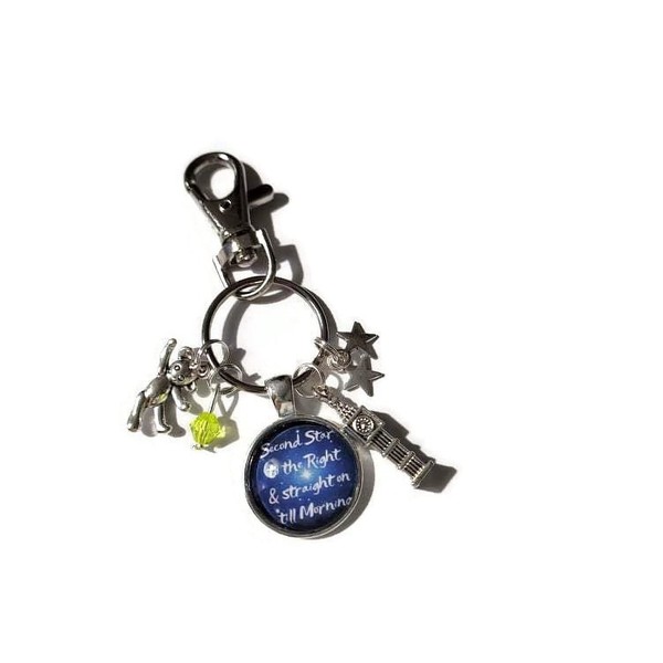 Second STAR to the right 20mm glass cabochon PAN themed