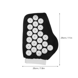 WRITWAA 1 Pair Acupuncture Massage Gloves Acupressure Massage Gloves Spa Gloves Men's Massage Gloves with Spikes Spike Gloves Manual Hand Massager Manual