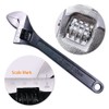 TopHomer Small Spanner 4 Inch 100MM Adjustable Spanner Non-Slip Mini