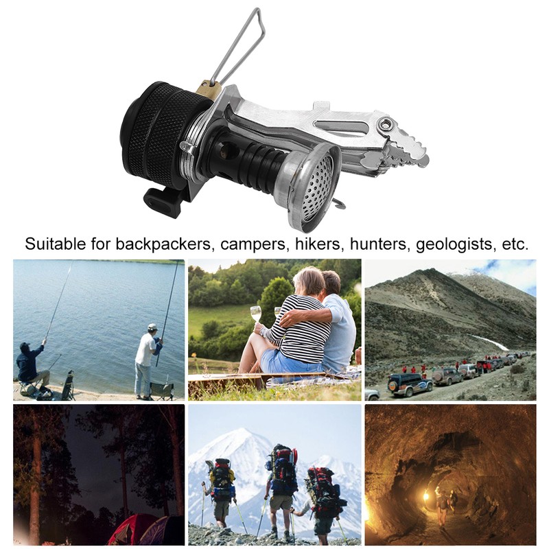 Portable Mini Stove Foldable Outdoor Survival Integrated Furnace Burners for