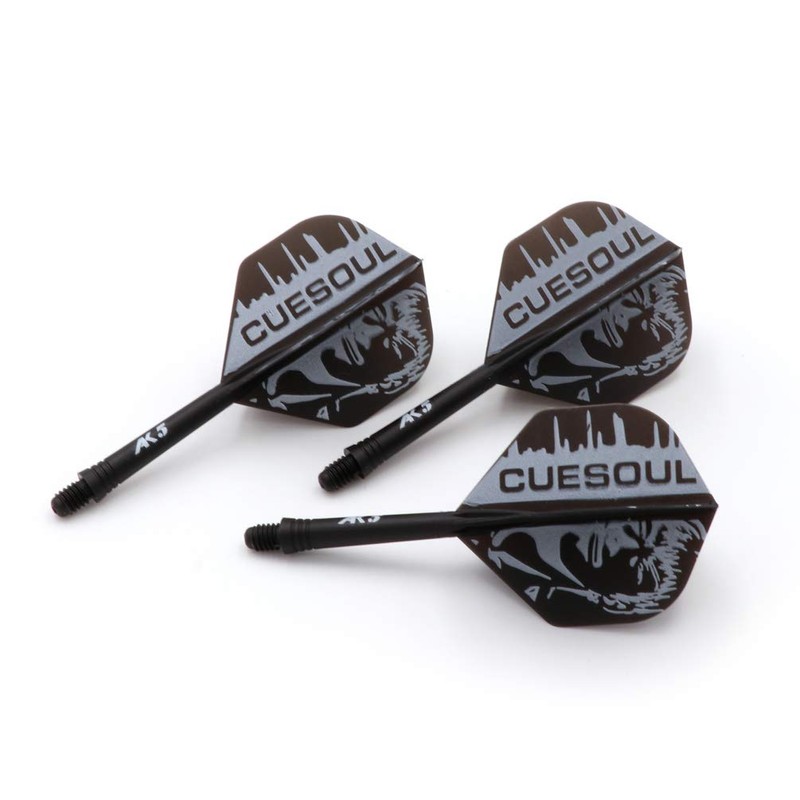 Cuesoul Darts Integrated Darts and Flight Standard Shape Set of