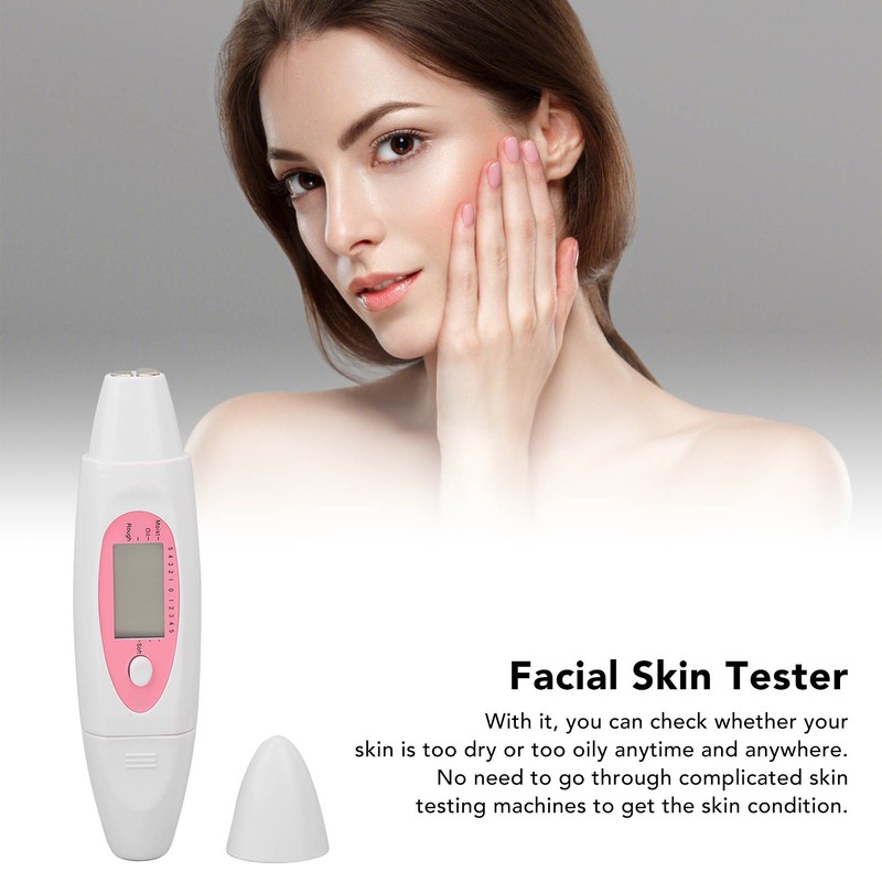Facial Skin Tester Digital LCD Display Skin Analyzer Portable Beauty