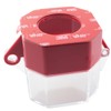 LQ Industrial Red Push Button Emergency Stop Switch Cover, Plastic,