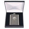 Son Xmas Engraved 6oz Stainless Steel Hip Flask with Pewter