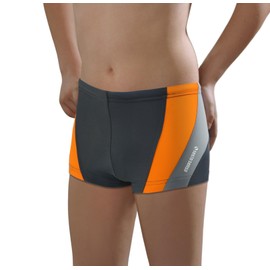 sesto senso Boys' Swimming Trunks Tight Swimwear Swimming Shorts, Bd 631 - Graphite