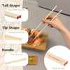 BambooMN Premium 5.9" - Mini Bamboo Chopsticks, Pocket Sized, Smaller