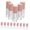 Baluue 14 Pcs Abs Empty Lip Gloss Containers Clear Lip